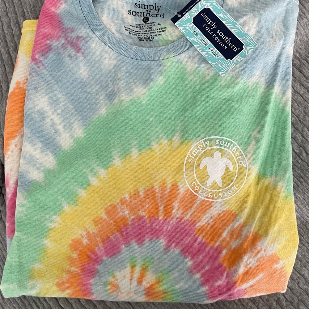 SS Sunshine Tie-Dye Rainbow T-Shirt